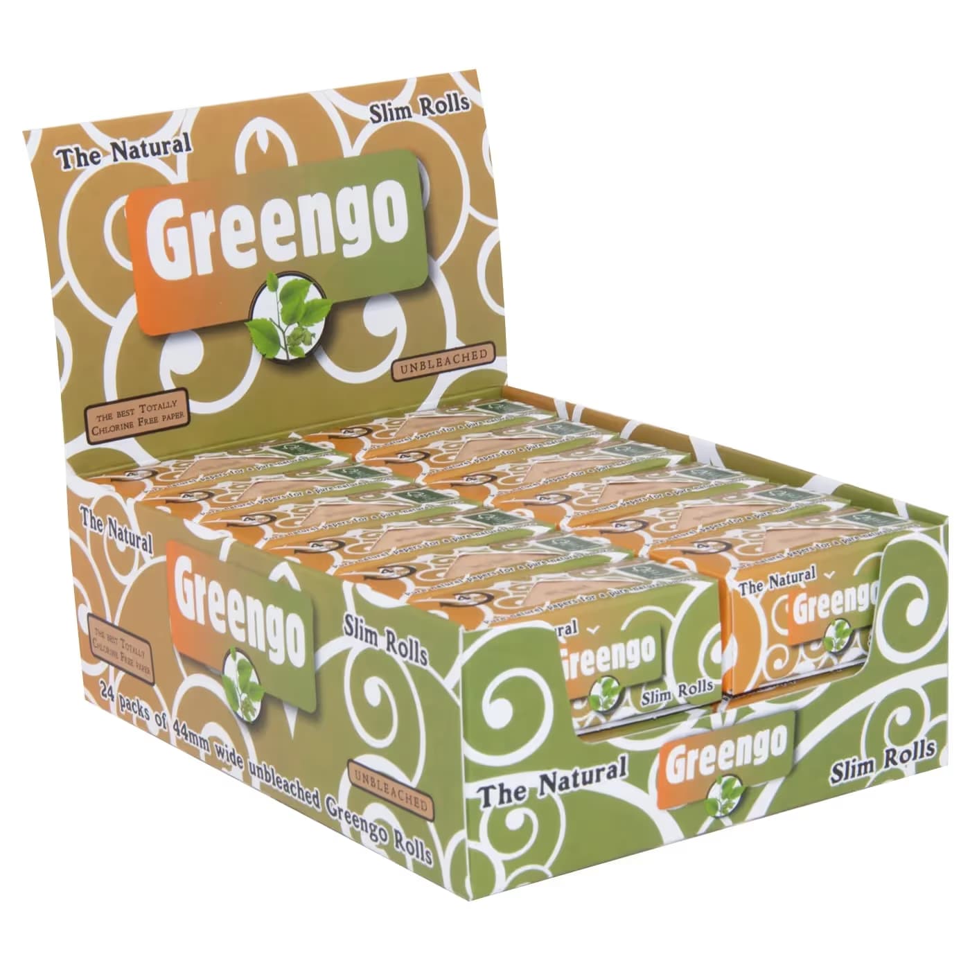 Greengo Unbleached Slim Rolls